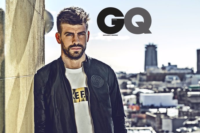 Gerard Piqué, portada de la Revista GQ
