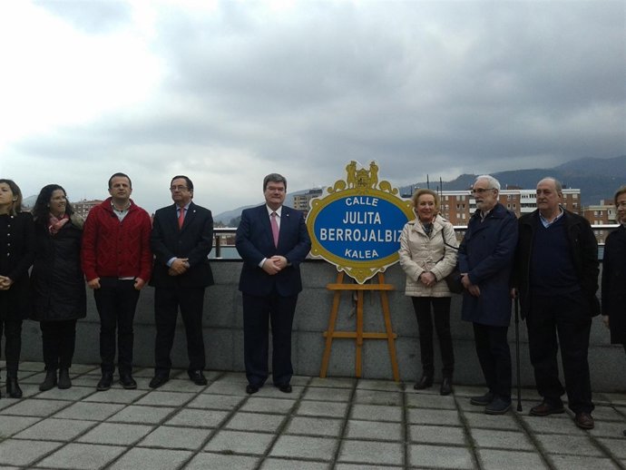 Julita Berrojalbiz, nueva calle de Bilbao