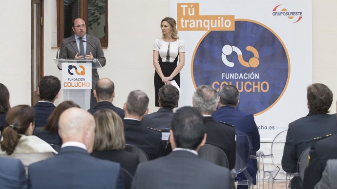 Ánchez, En El Acto De Presentación De La Fundación Colucho
