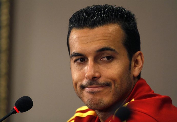 Pedro Rodríguez con la selección española