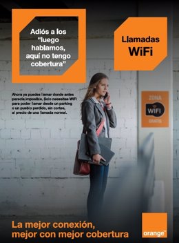 Orange ofrece Llamadas Wifi en España