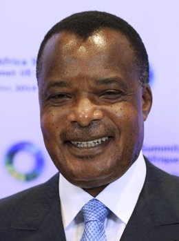 El presidente de Congo, Sassou Nguesso.