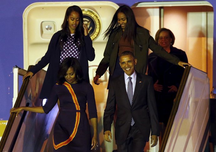 Obama llega a Argentina 