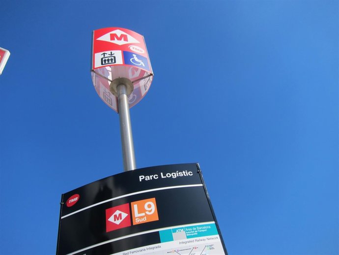 L9 Sud del Metro de Barcelona, estación Parc Logístic