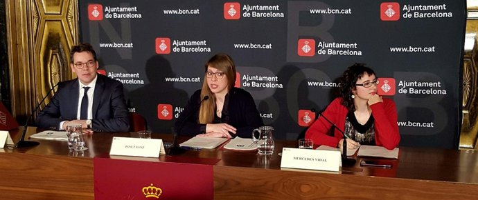 Oriol Altisench, Janet Sanz y Mercedes Vidal