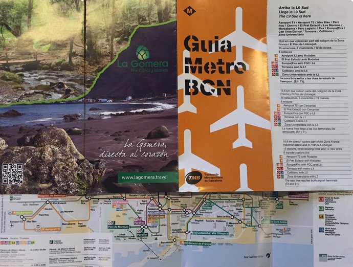 Promoción de La Gomera en los mapas de metro