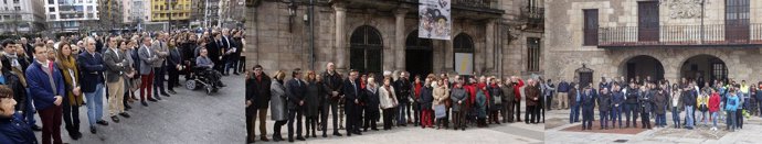 Concentraciones de repulsa a los atentados de Bruselas en los ayuntamientos