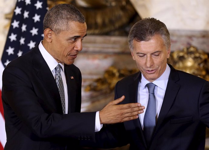 Barack Obama y Mauricio Macri