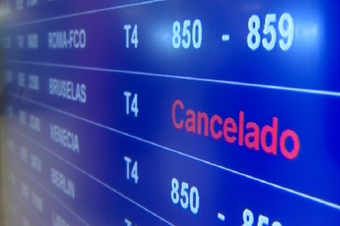 Cancelados 36 vuelos de aeropuertos españoles a Bruselas