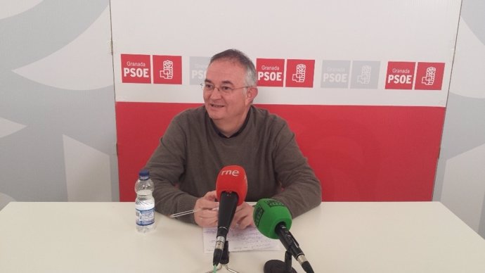 Secretario general del PSOE de Granada capital, José María Rueda. 