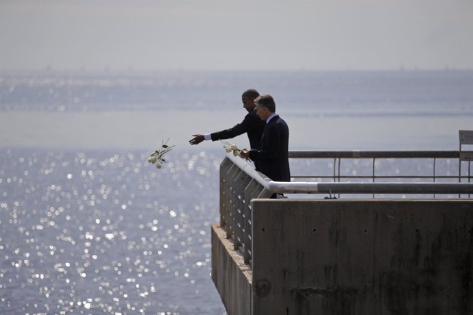 Barack Obama y Mauricio Macri