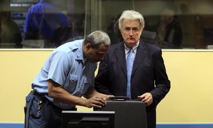El ex dirigente serbo bosnio Radovan Karadzic 