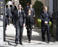 Los Reyes transmiten su dolor a la viuda de Cruyff