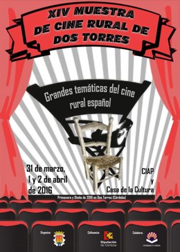 Cartel de la XIV Muestra de Cine Rural de Dos Torres