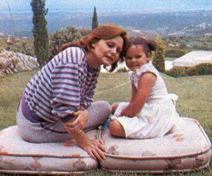 Rocío Dúrcal con su hija Shaila