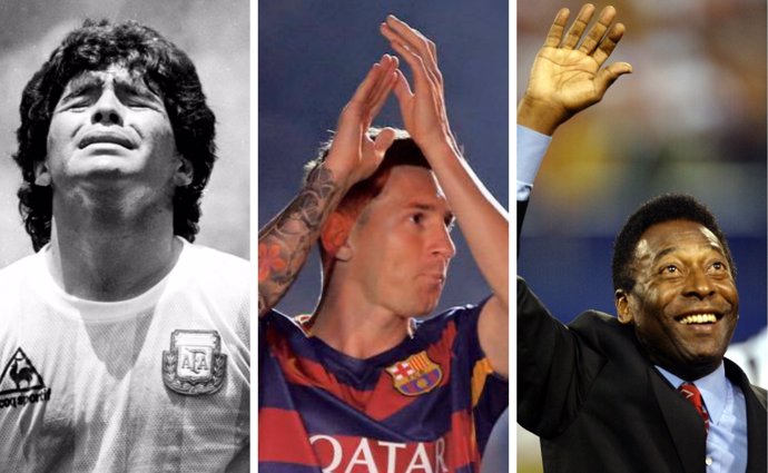 Maradona, Messi y Pelé despiden al futbolista holandés Johan Cruyff