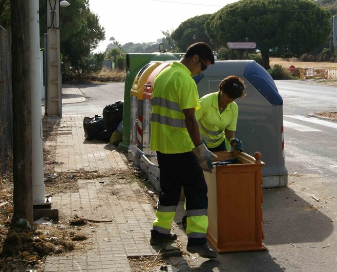 Recogida de residuos voluminosos. 