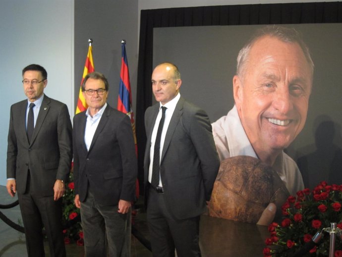 Josep Maria Bartomeu y Artur Mas