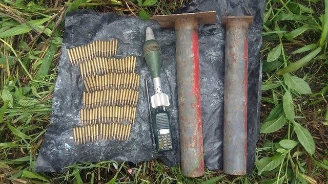 Depósito de armas de las FARC