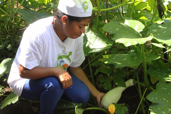 Participante en un proyecto de Cruz Roja en Nicaragua