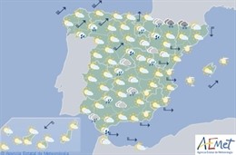 Mapa meteorológico de España 