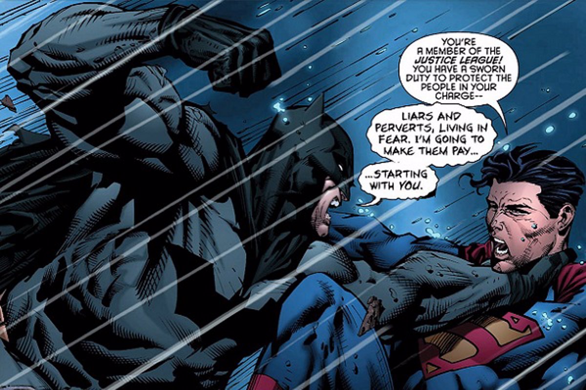 Las 8 peleas más ridículas entre Batman y Superman