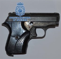 Arma intervenida por Policía Nacional