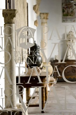 Vista desde la recepcion del interior del Palacio de Viana