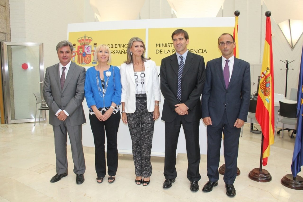  Llanos de Luna, con los subdelegados provinciales