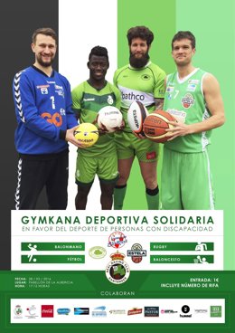 Cartel de la gymkana solidaria