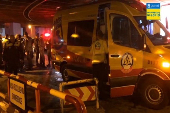 Herido joven por arma de fuego en los bajos de Azca