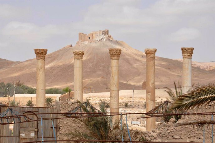 La ciudadela de Palmira tras el paso de Estado Islámico