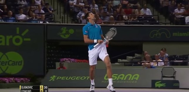 Novak Djokovic en el Miami Open 2016
