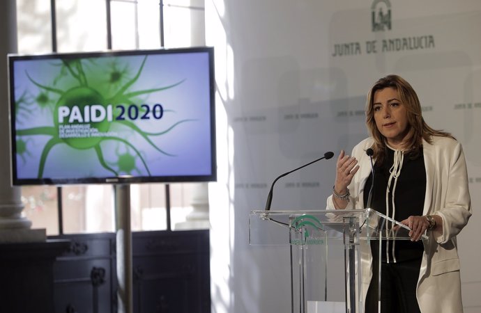 Susana Díaz presenta el Paidi 2020.