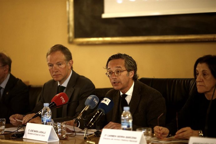 Lassalle en el acto conmemorativo del 150 aniversario del Archivo Histórico