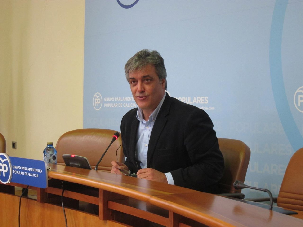 Pedro Puy en rueda de prensa