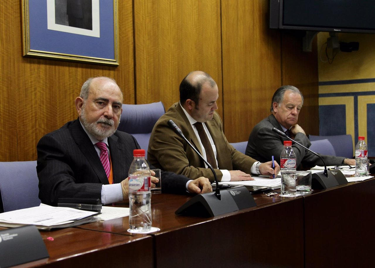 El gerente de Ciomijas, José Gutiérrez, compareciendo ante la comisión