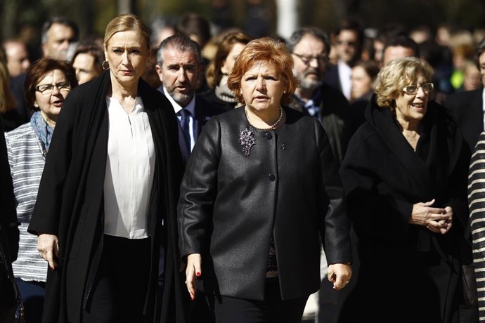 Ángeles Pedraza, Cristina Cifuentes y Carmena 