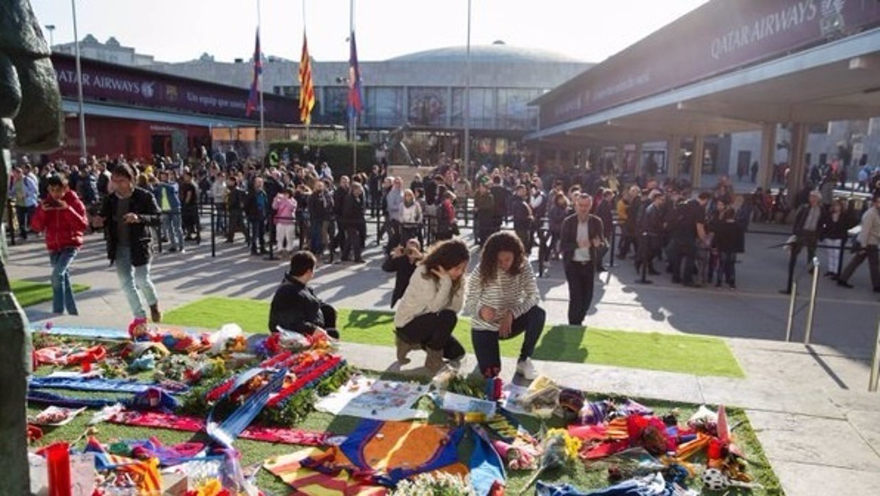 Memorial homenaje Johan Cruyff Camp Nou