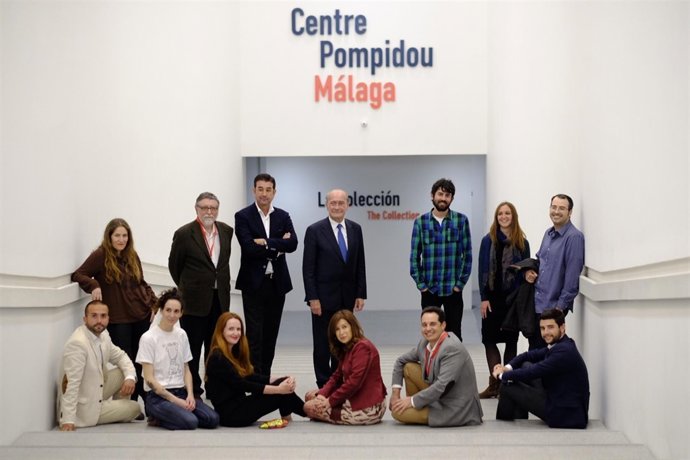 José María Luna y De la Torre, en celebración aniversario del Centre Pompidou