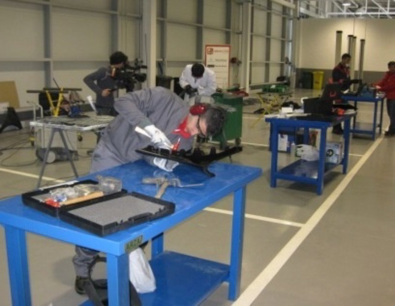Un Estudiante De Formación Profesional, Durante La Celebración De La Prueba