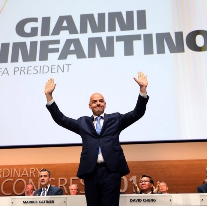 Gianni Infantino, nuevo presidente de la FIFA