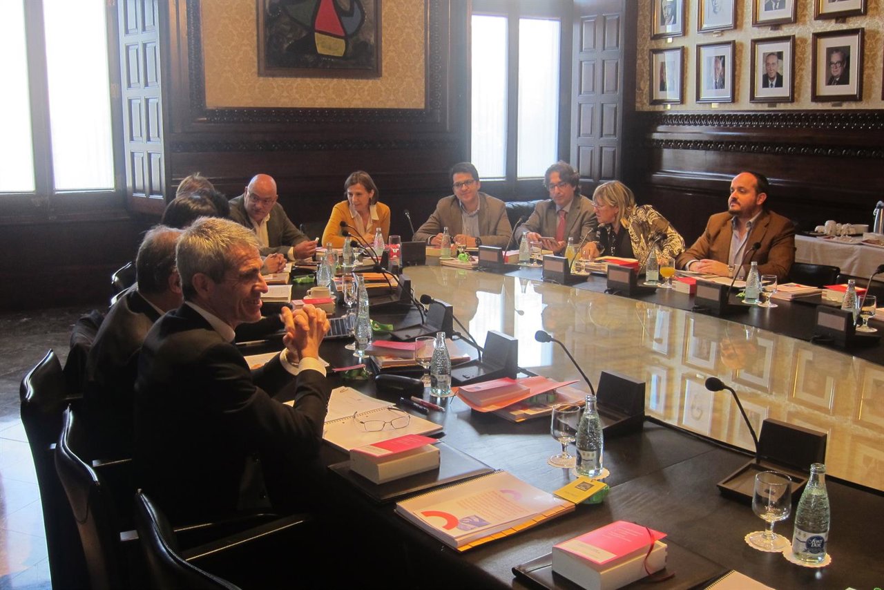 Reunión de la mesa del Parlament