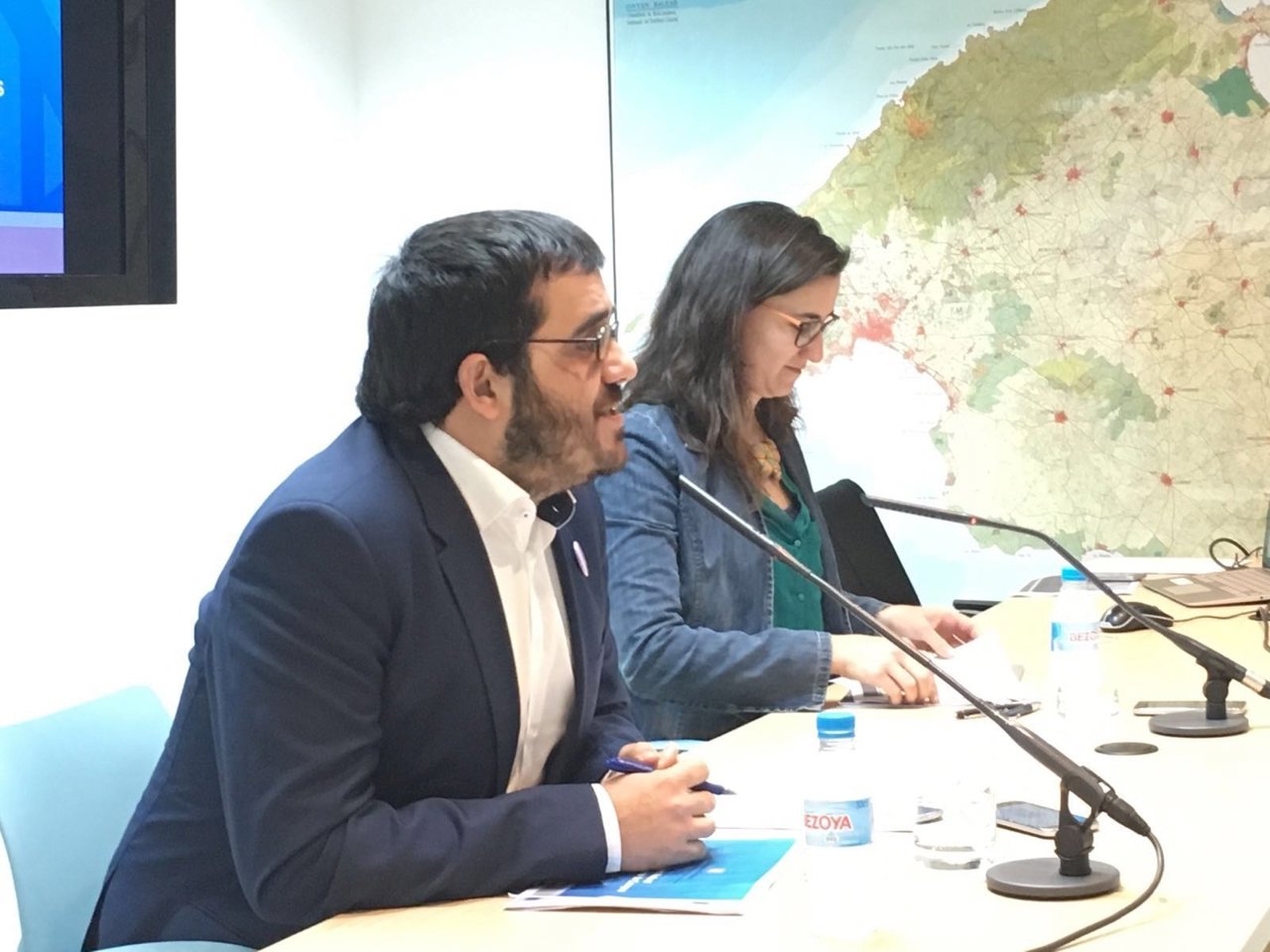 Vidal en rueda de prensa