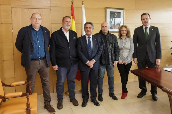 Presidente con representantes de USO