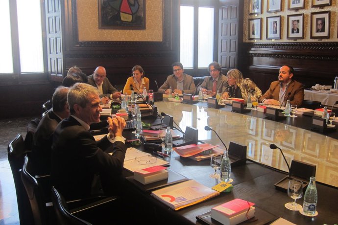 Reunión de la mesa del Parlament