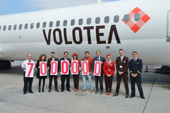VOLOTEA// Comunicado De Prensa: ¡Volotea Celebra El Pasajero 7 Millones!