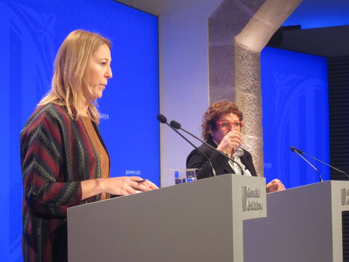 Neus Munté, Dolors Bassa, conselleras de las Generalitat