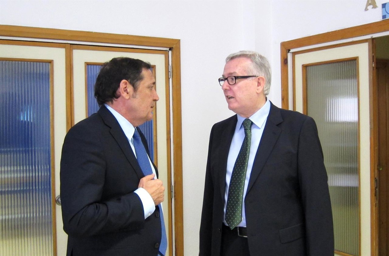 Antonio María Sáez Aguado con Francisco Javier Vadillo