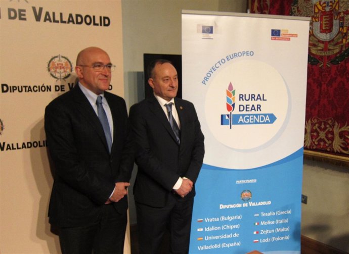 El presidente de la Diputación de Valladolid y el rector de la UVA